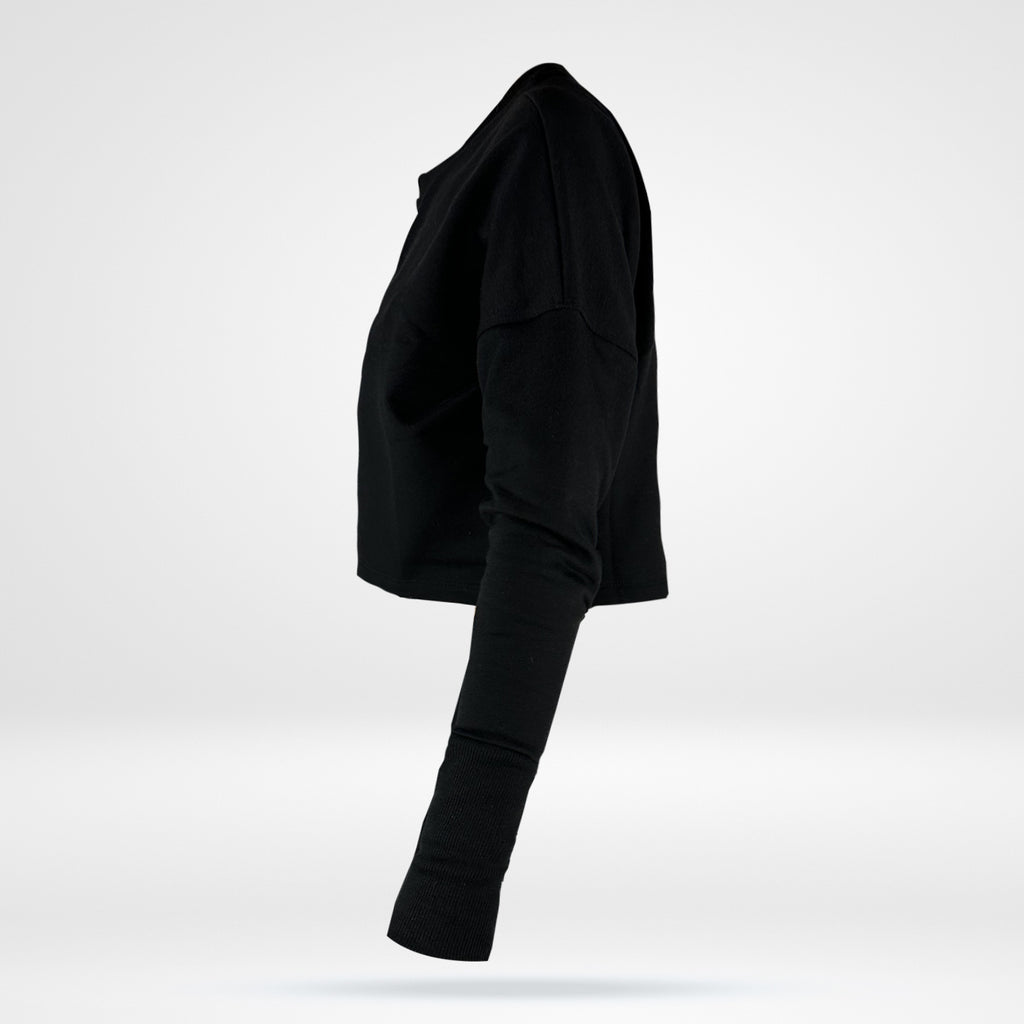 Women's Cropped Sweatshirt - Fleece