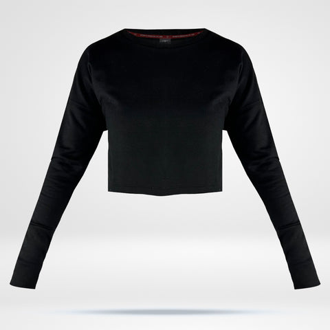 Women's Cropped Sweatshirt - Fleece