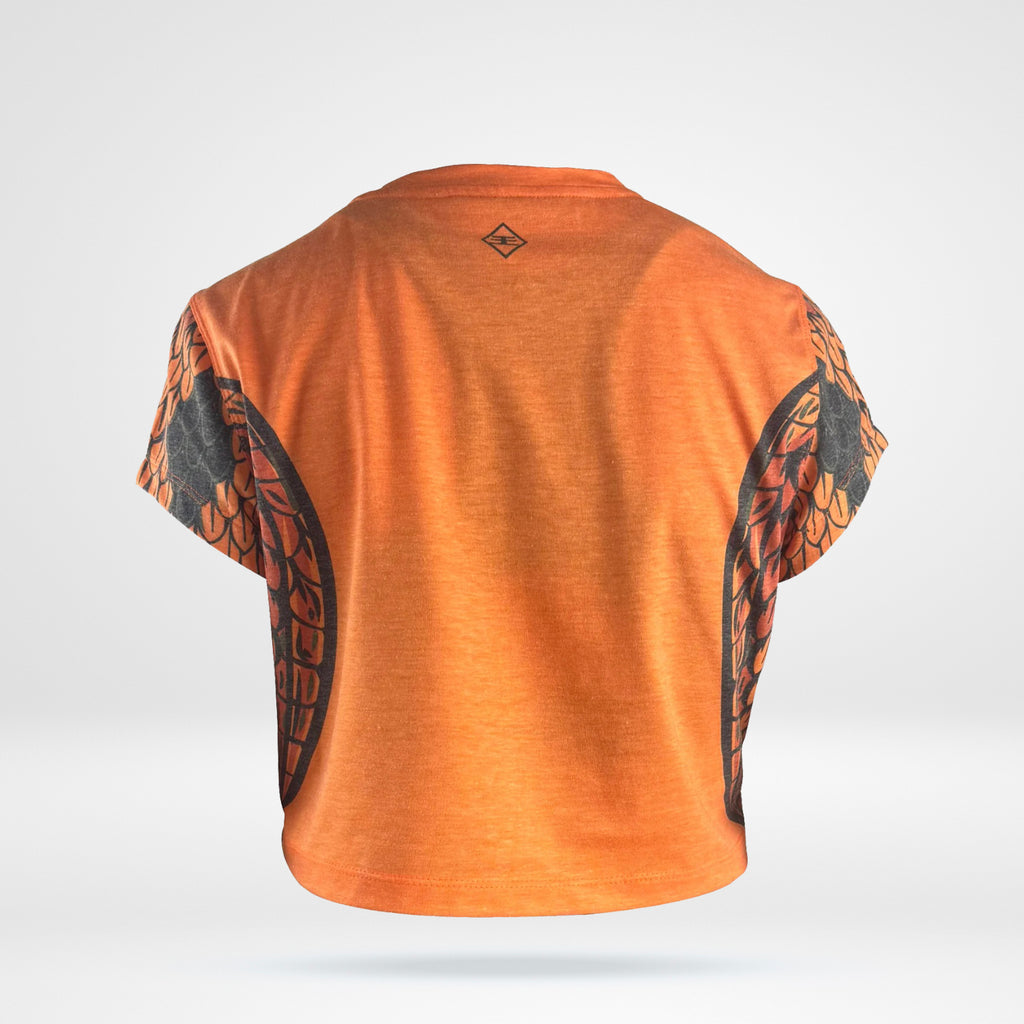 Women’s Cropped Tee - Cobra - Cotton Blend