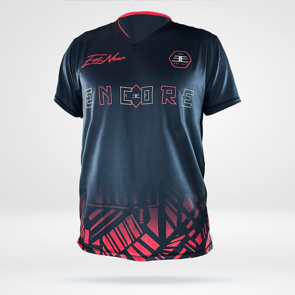 Men's Amp Soccer Jersey - X- Black - DezTek