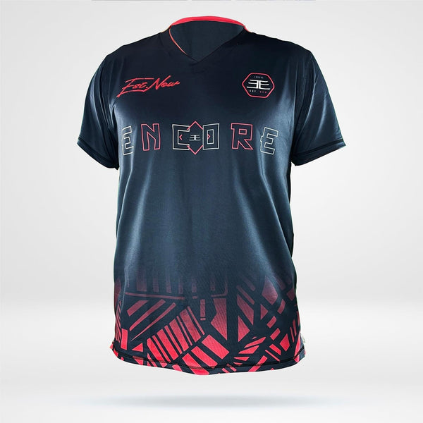 Men's Amp Soccer Jersey - X- Black - DezTek