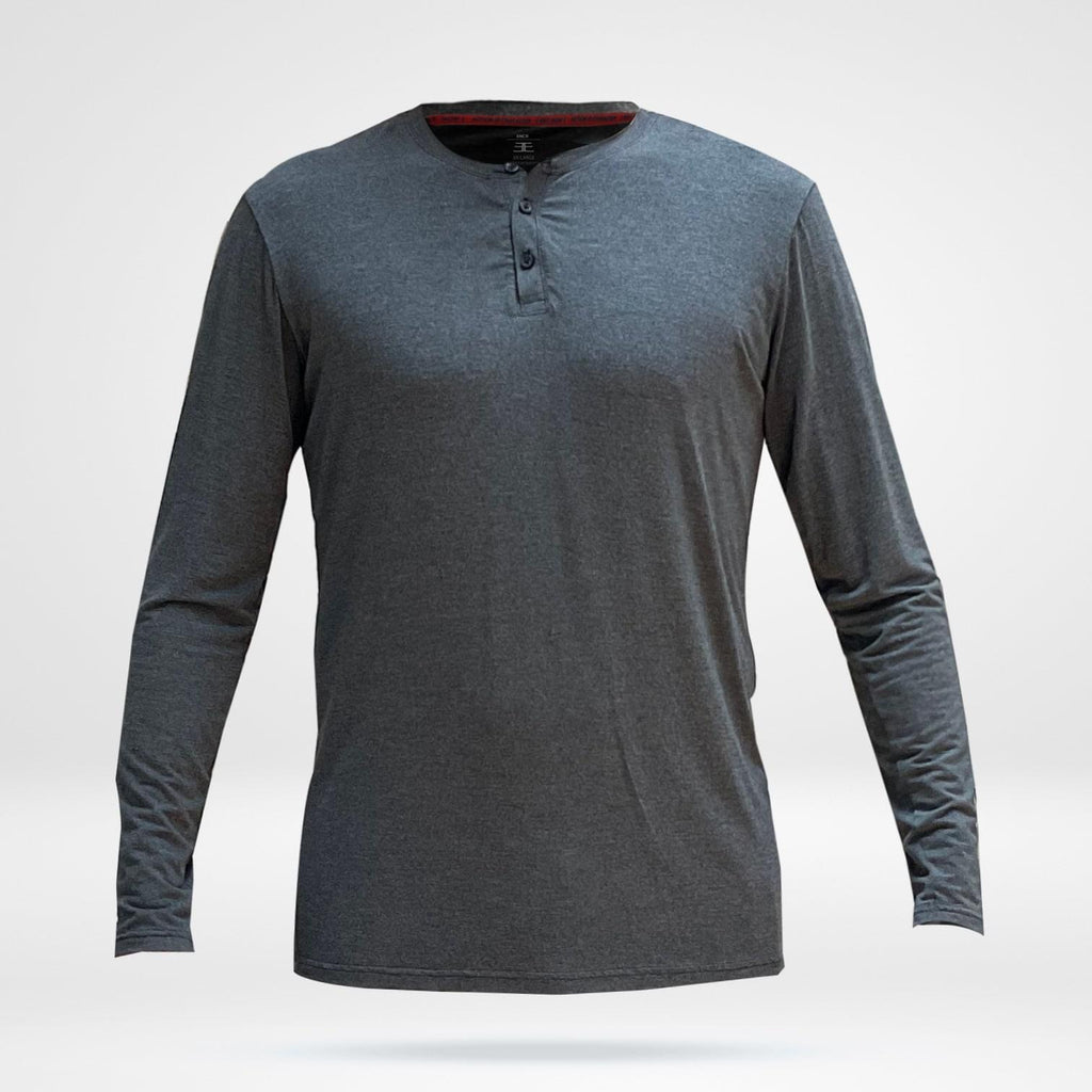 Bamboo Henleys - Grey