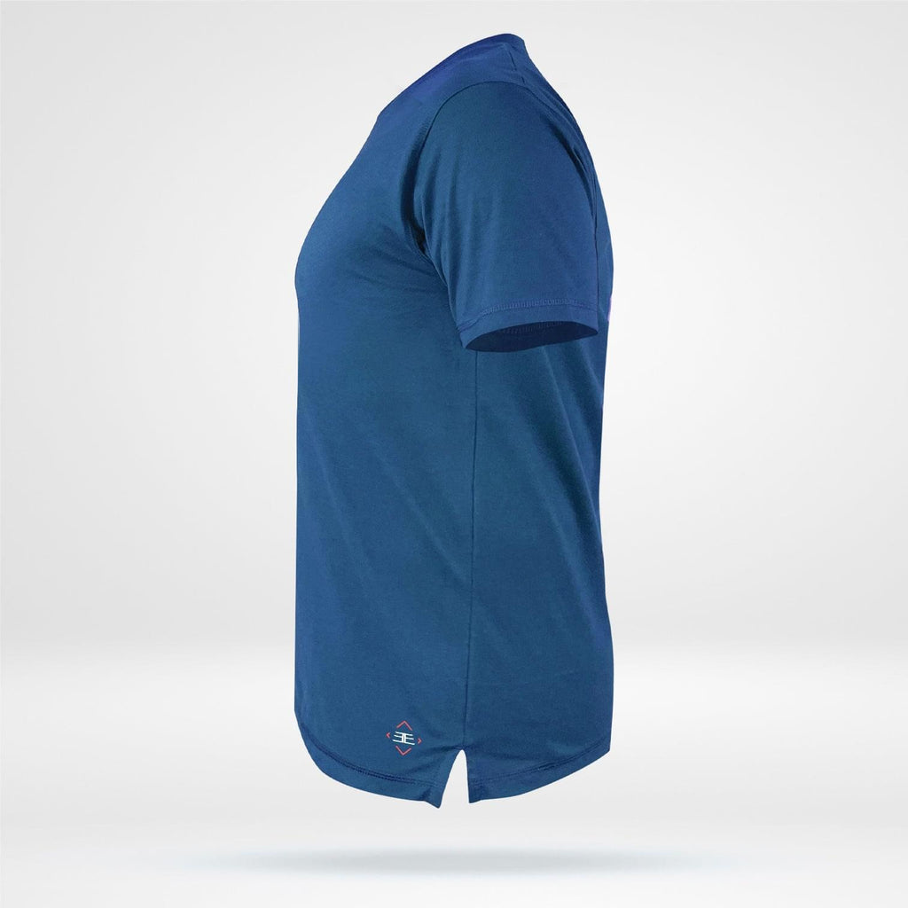 Men's Cotton Tee - Shark Blue