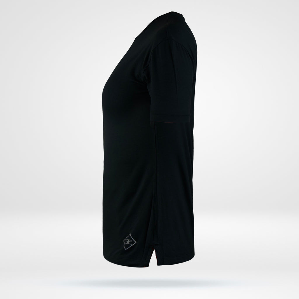 Women's Cotton Tee - Black