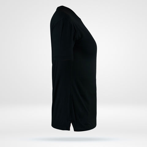 Women's Cotton Tee - Black