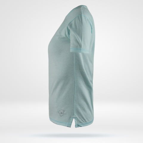Women's Cotton Tee - Pale Turquoise